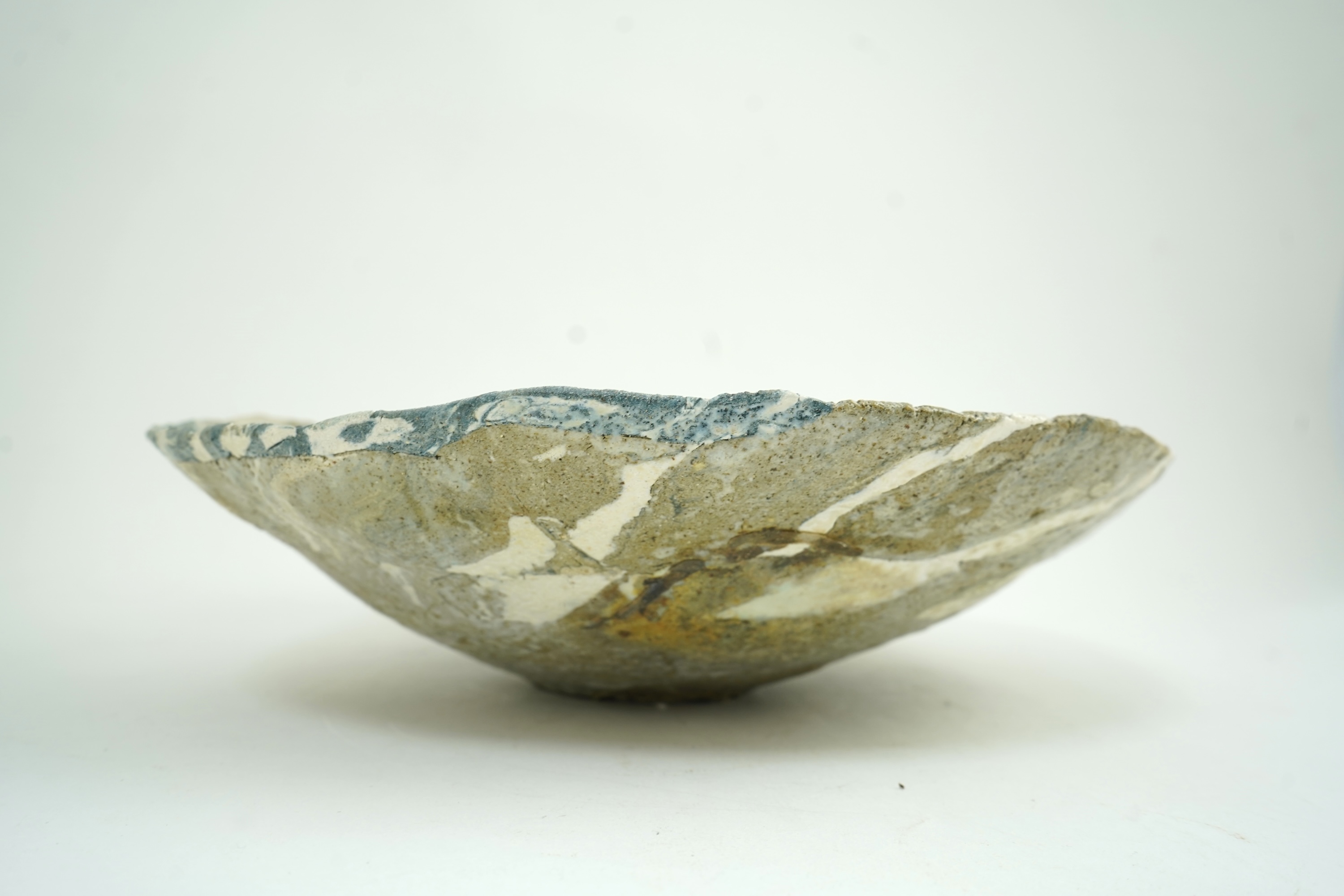 Ewen Henderson (1934-2000): A large mixed laminated clay bowl